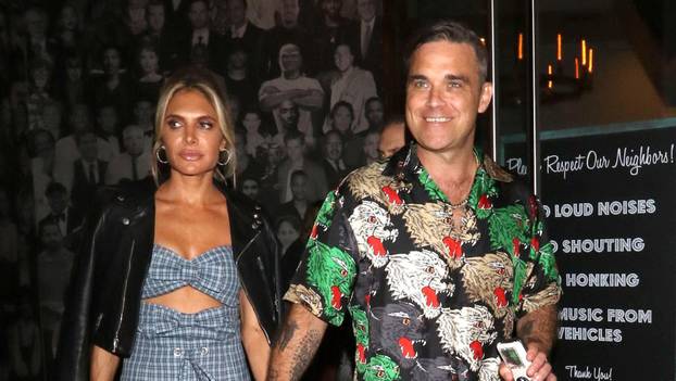 Robbie Williams and Ayda Field Sighting - Los Angeles