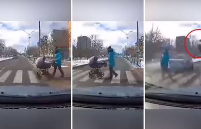 Stravični video: Pijani vozač na zebri pokosio bebu i kolica