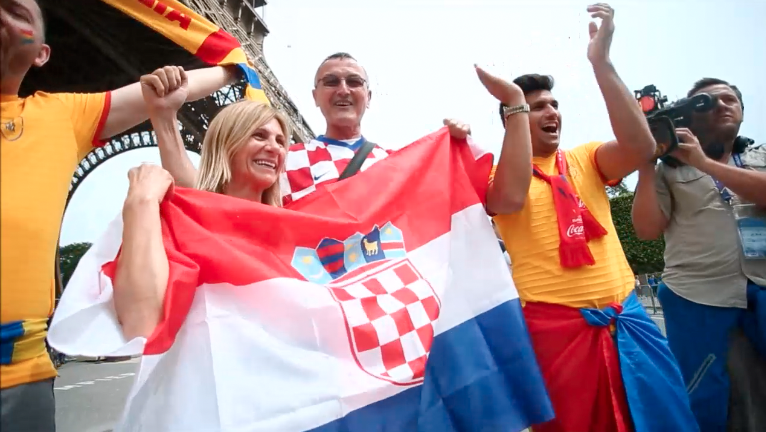 Hrvatski navijači u Francuskoj: "Mi se ne bojimo terorizma!"