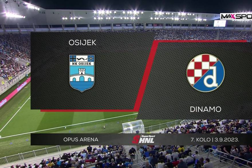Osijek - Dinamo 2-3 (sažetak)