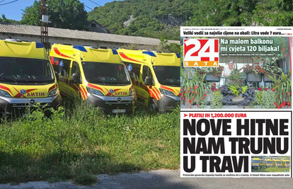 NAKON OTKRIĆA 24SATA Nova vozila Hitne, vrijedna 1,2 mil. €, izvadit će iz trave i kreću voziti!