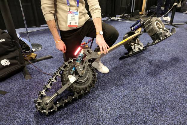 CES 2025, an annual consumer electronics trade show, in Las Vegas