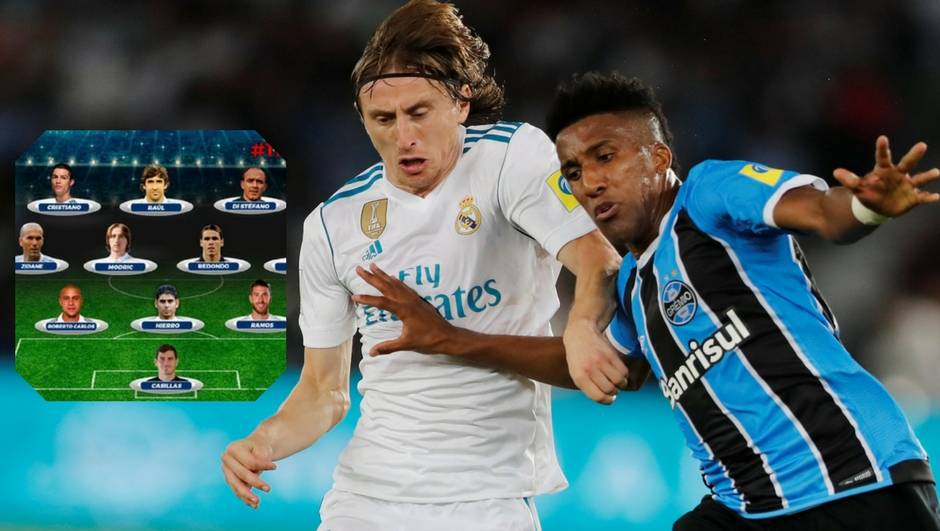 Luka Modrić izabran u idealnu postavu Reala svih vremena...