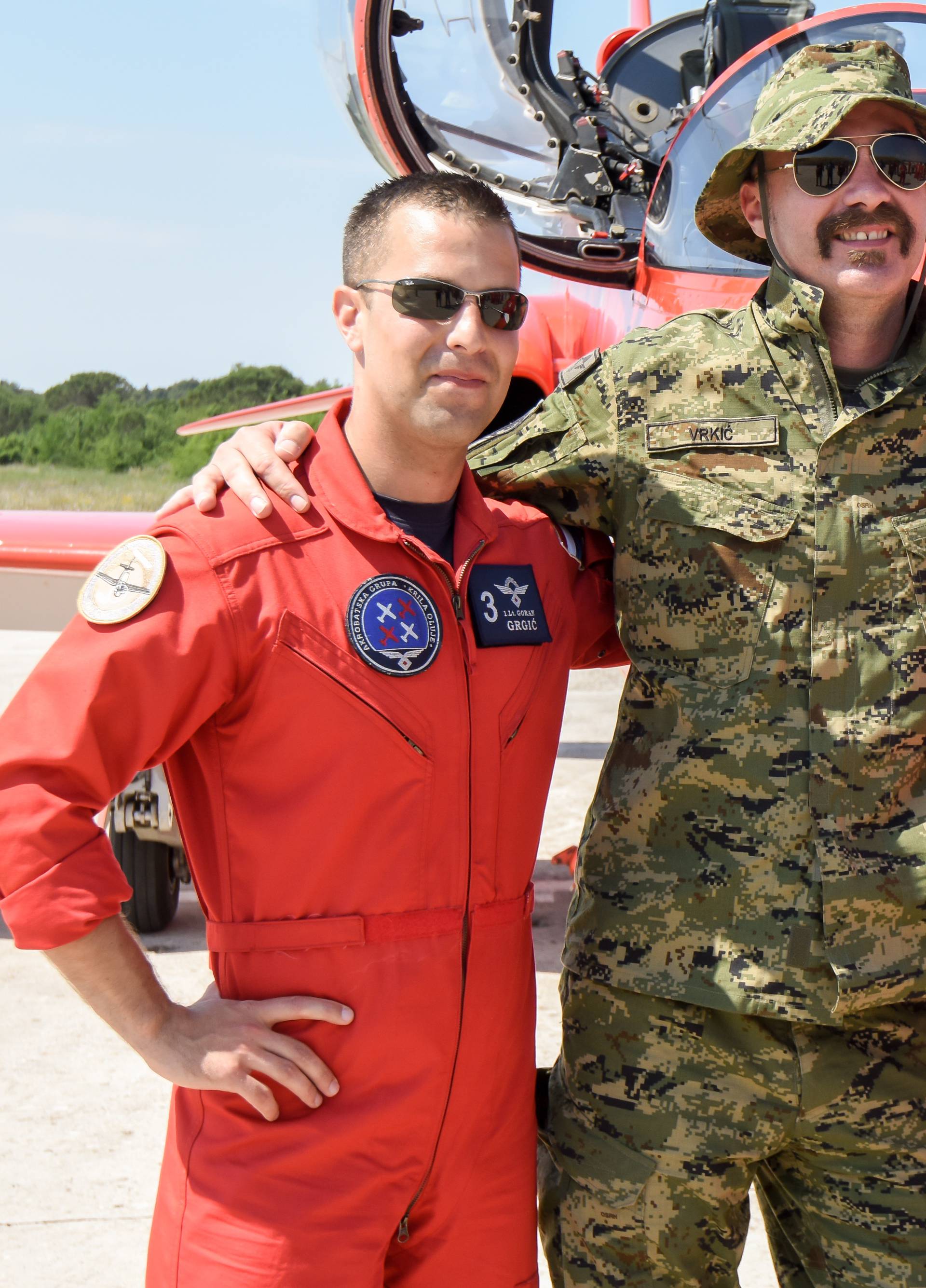 Kraljevska grupa Red Arrows posjetila je naša Krila Oluje