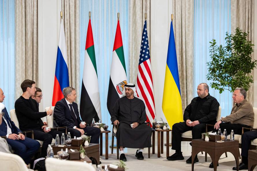 UAE President Receives Delegation Heads for US Russia Ukraine Talks