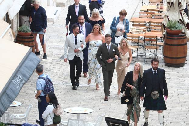 ARHIVA - 2024. Dubrovnik: Vjenčanje Nicole Artukovich i Liama Stewarta u crkvi sv.Ignacija