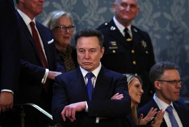 U.S. President Trump delivers a speech to a joint session of Congress