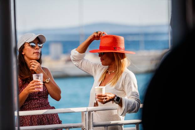 Split: Trajekt Oliver na kojem se održava koncert za vrijeme plovidbe do Vela Luke