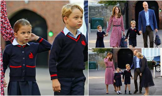 Princ se ne boji korone: George i Charlotte redovito idu u školu