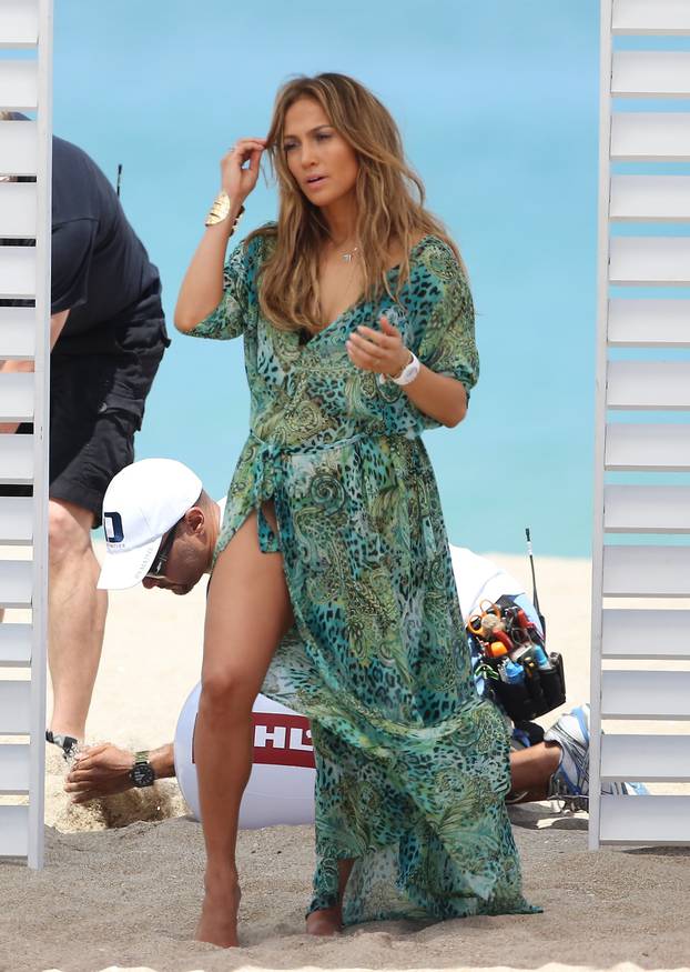 Jennifer Lopez Music Video Shoot - Florida