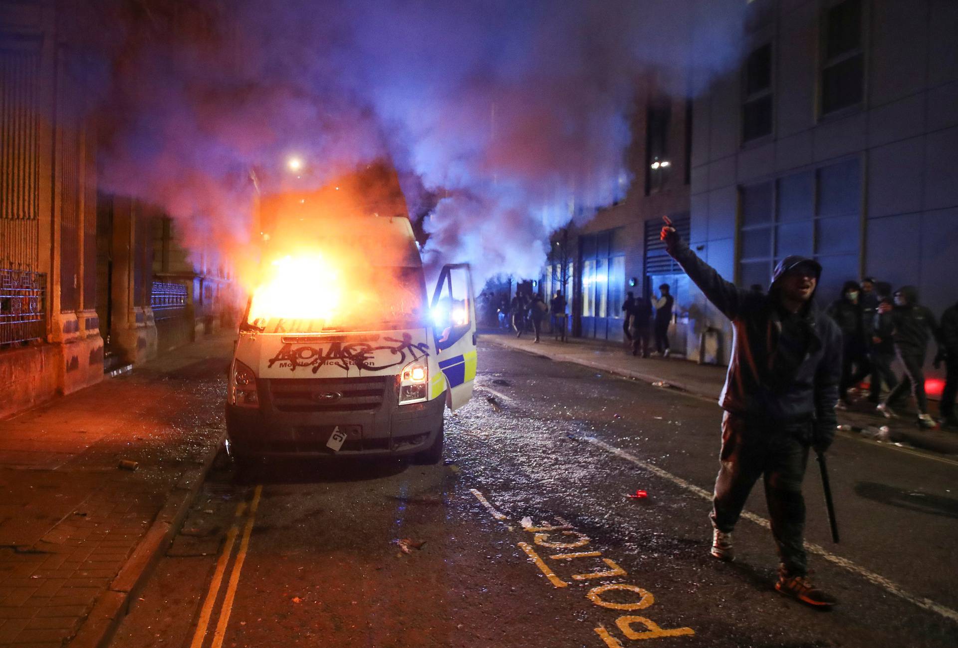 Protest against new proposed policing bill, in Bristol