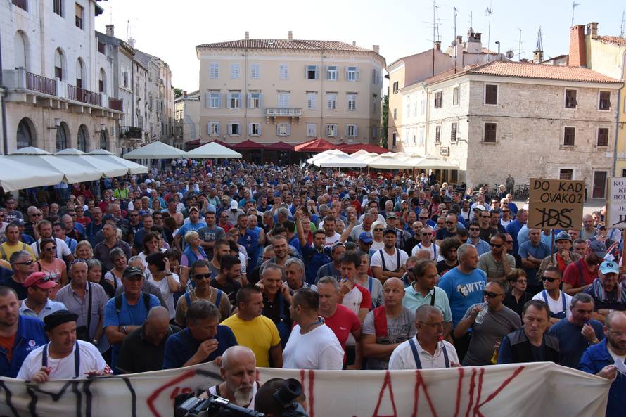Pula: Radnici Uljanika ponovno na ulicama i traÅ¾e ostavku uprave
