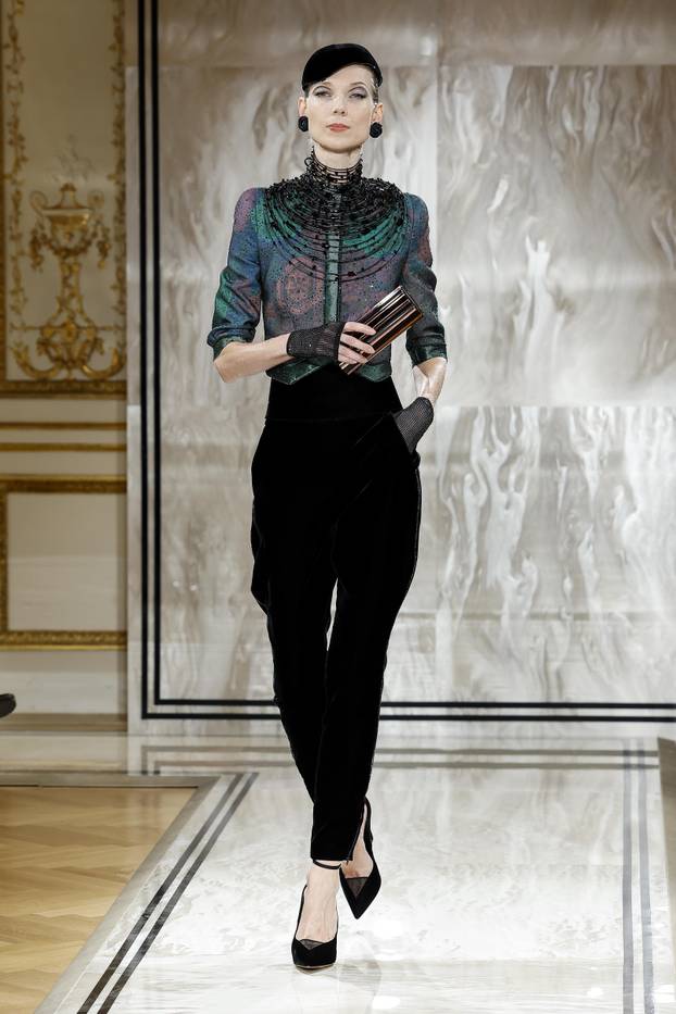 GIORGIO ARMANI PRIVÃ Haute Couture Fall/Winter 2025-2026 Runway during Paris Haute Couture Fashion Week on July 2025 - Paris; France 08/07/2025