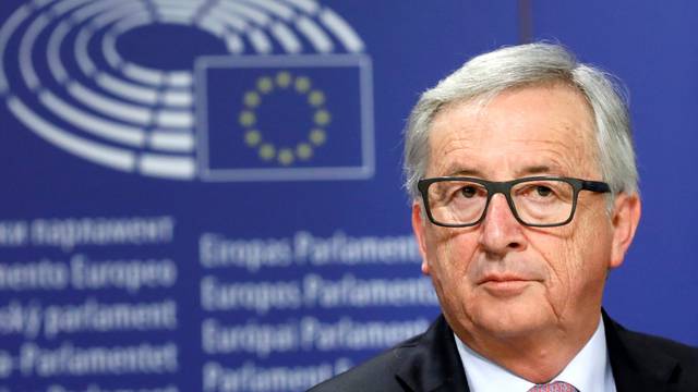 European Commission President Jean-Claude Juncker  attends a news conference after the presentation a White Paper on the Future of Europe in Brussels