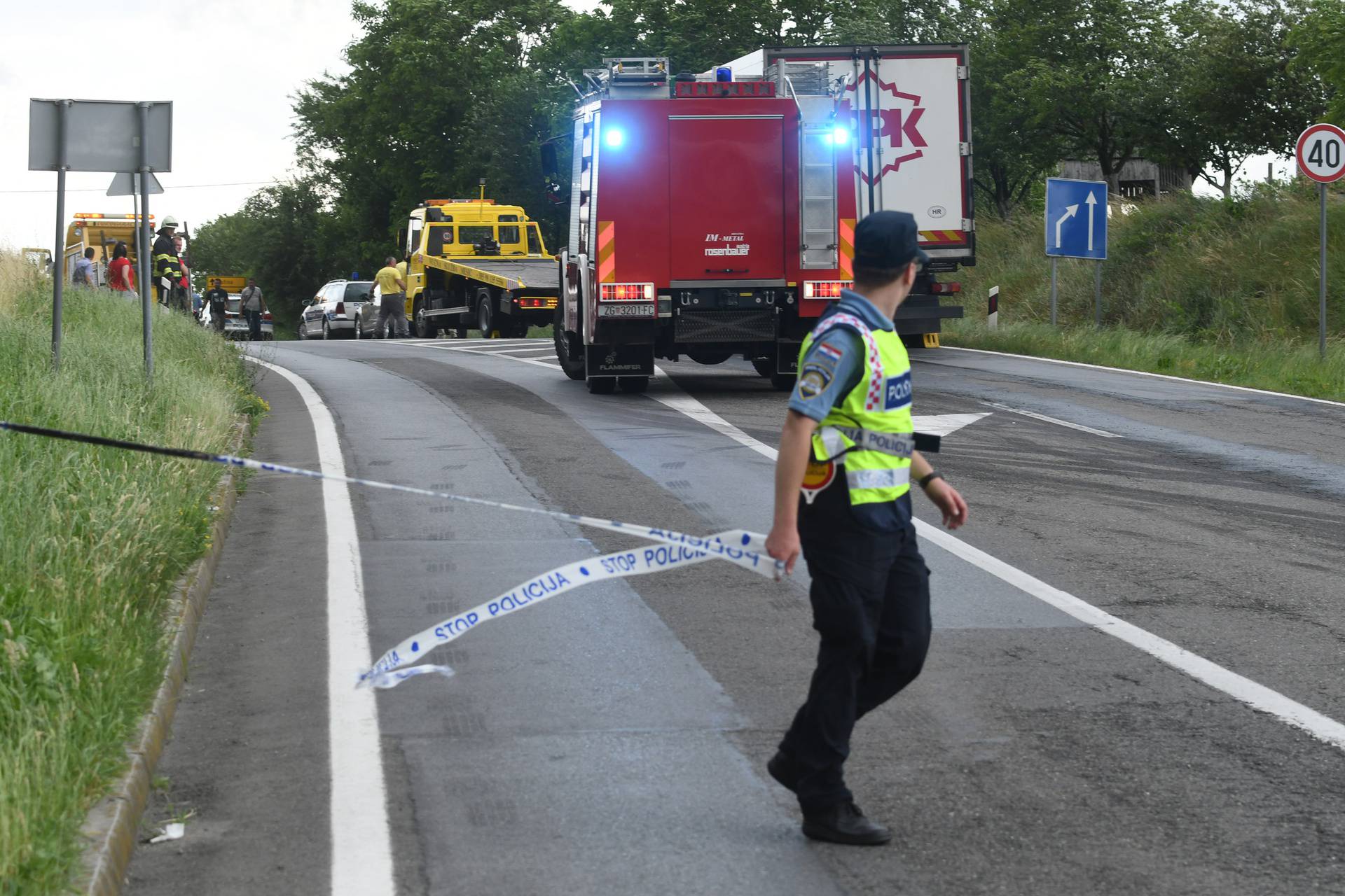 Tragova kočenja uopće nije bilo