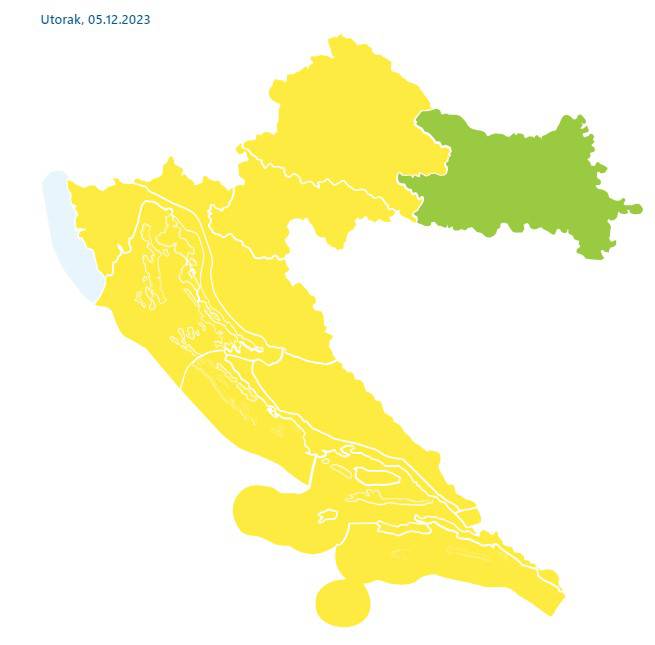 Hrvatska na -4°C! Stiže snijeg