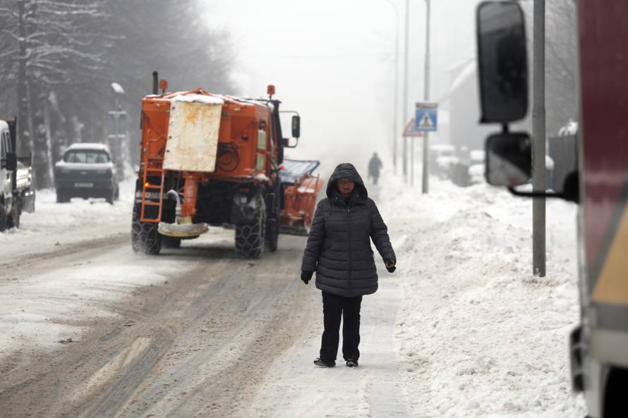 Delnice: Snijeg pao na podruÄju Gorskog kotara