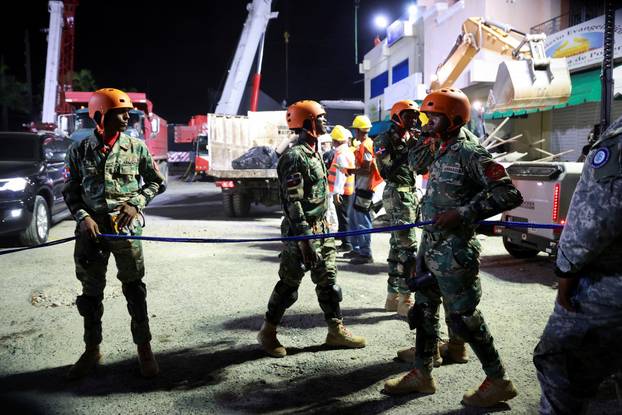 Jet Set nightclub roof collpase, in Santo Domingo