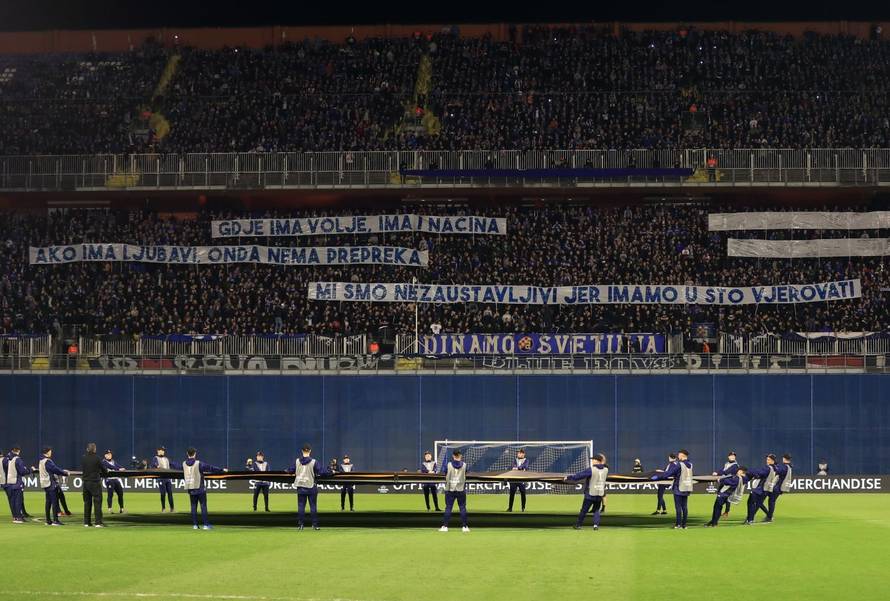 Čudesna koreografija navijača Dinama: Pogledajte fotografije
