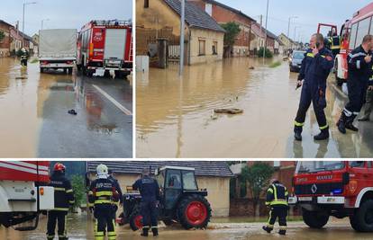 Bujice poplavile dvorišta, ceste i podrume, mještani su ogorčeni: 'Sve je puno vode, katastrofa!'