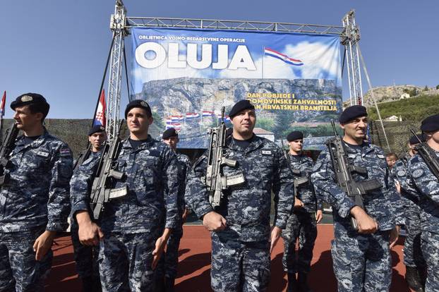 Knin: Generalna proba na stadionu Dinara za obljetnicu Oluje