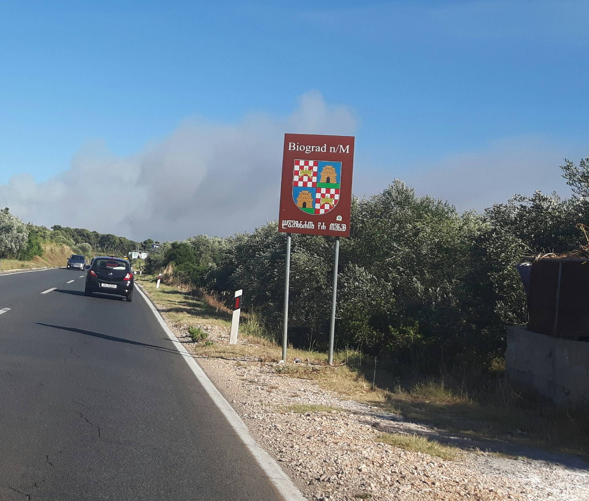 Veliki požar kod Pakoštana, vatra kod Šibenika lokalizirana