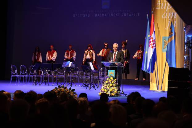 Split: Svečana sjednica Splitsko-dalmatinske županije povodom Dana županije
