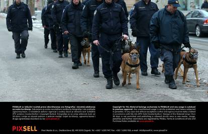 Zagreb: Izveli su policijske pse na jutarnju šetnju Zrinjevcem