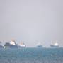 Vessels in the Strait of Hormuz near Bandar Abbas, Iran