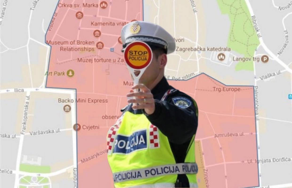 Zabrana prometa u Zagrebu: Evo gdje se ne smijete voziti