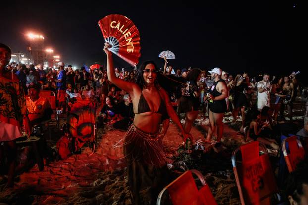 Shakira holds open concert at Copacabana beach in Rio de Janeiro