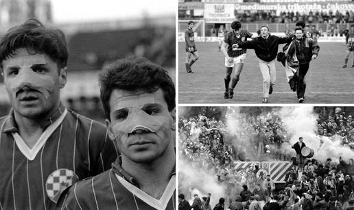 UZAVRELI MAKSIMIR Navija&ccaron;i upali sa zastavom, &Scaron;uker ih izveo, 'dinamovci' s maskama!