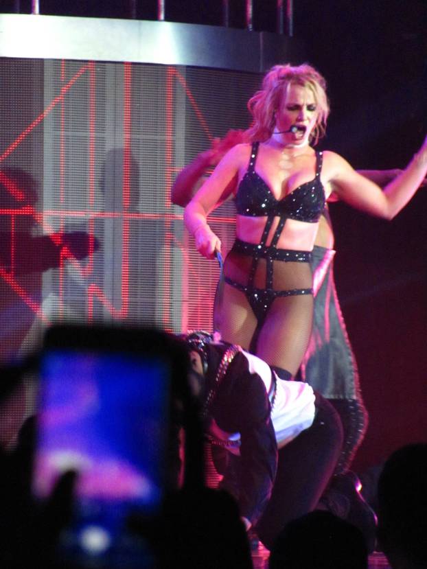 Britney Spears on tour in London