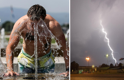 Pogledajte temperature diljem Hrvatske. I dalje vrućine, ali uz povremenu kišu i grmljavinu