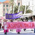 FOTO Deseti mar&scaron; &zcaron;ena u Splitu s porukom: 'Ja sam Dalmacija'