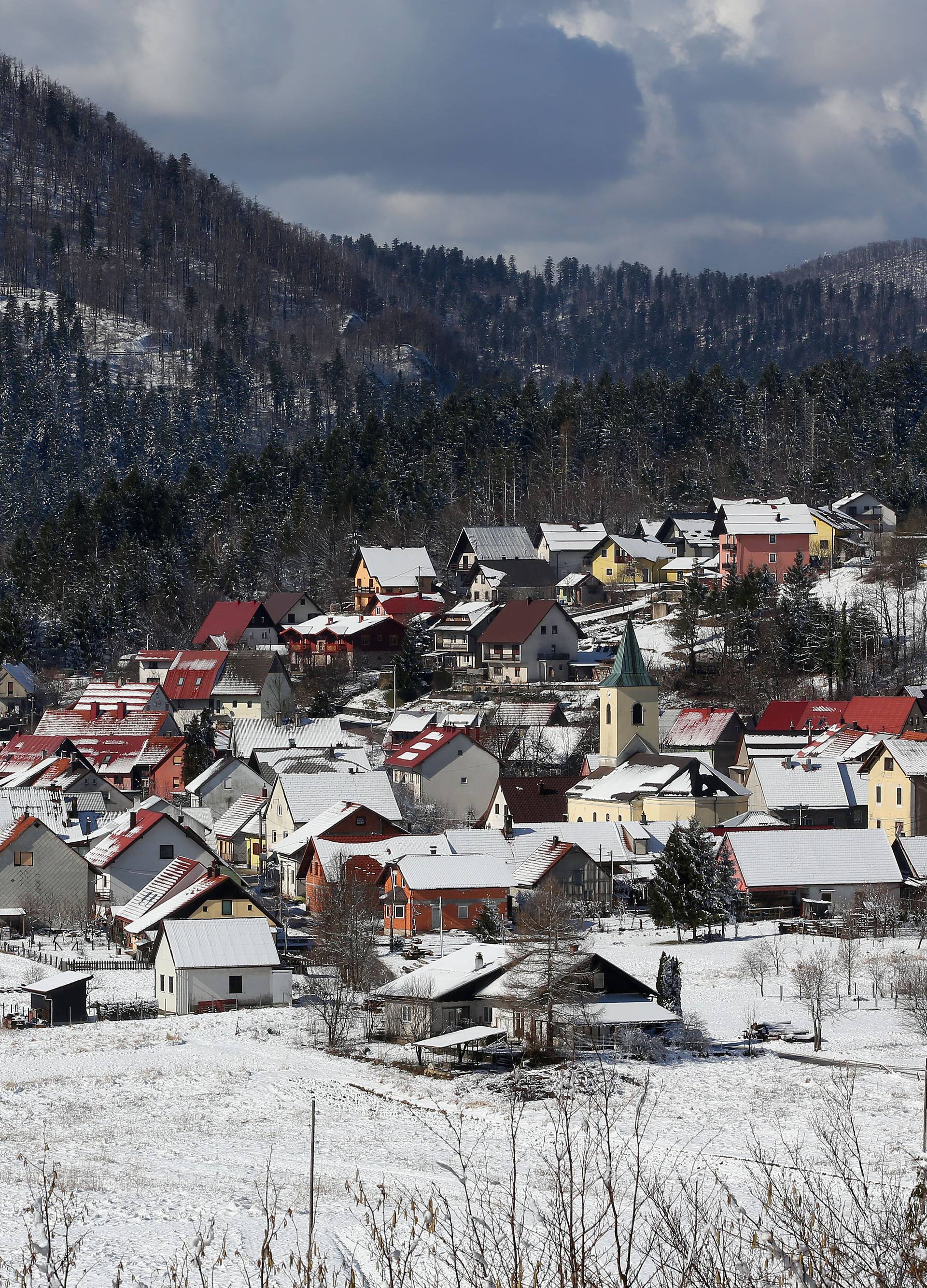 Fotografije Gorskog kotara pod snijegom izgledaju kao iz bajke