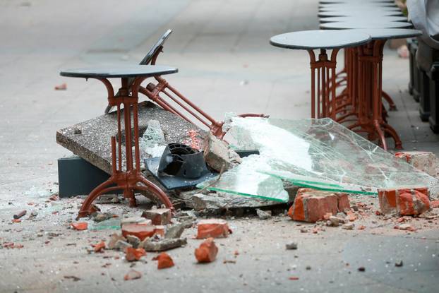 Oštećenja u centru Zagreba nakon potresa