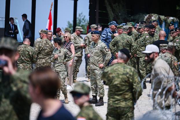 Slunj: Uzvanici na međunarodnoj vojnoj vježbi "Borbena moć 26"