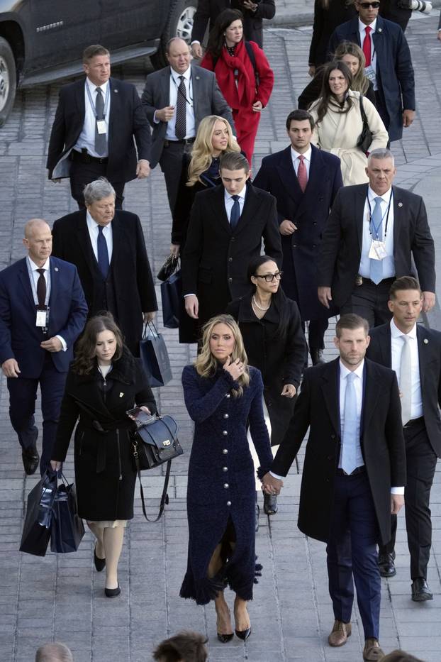 Trump and Vance Swearing-In at the US Capitol