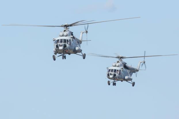 Zagreb: Generalna proba svečanog vojnog mimohoda - zračne snage 