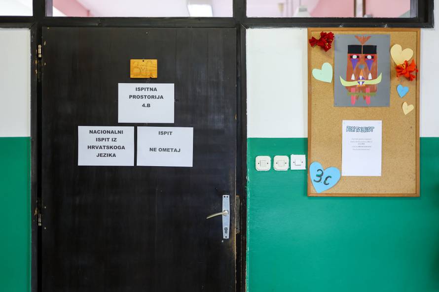 Zagreb: Ispitima iz hrvatskog jezika počeo je nacionalni ispiti za učenike četvrtih razreda