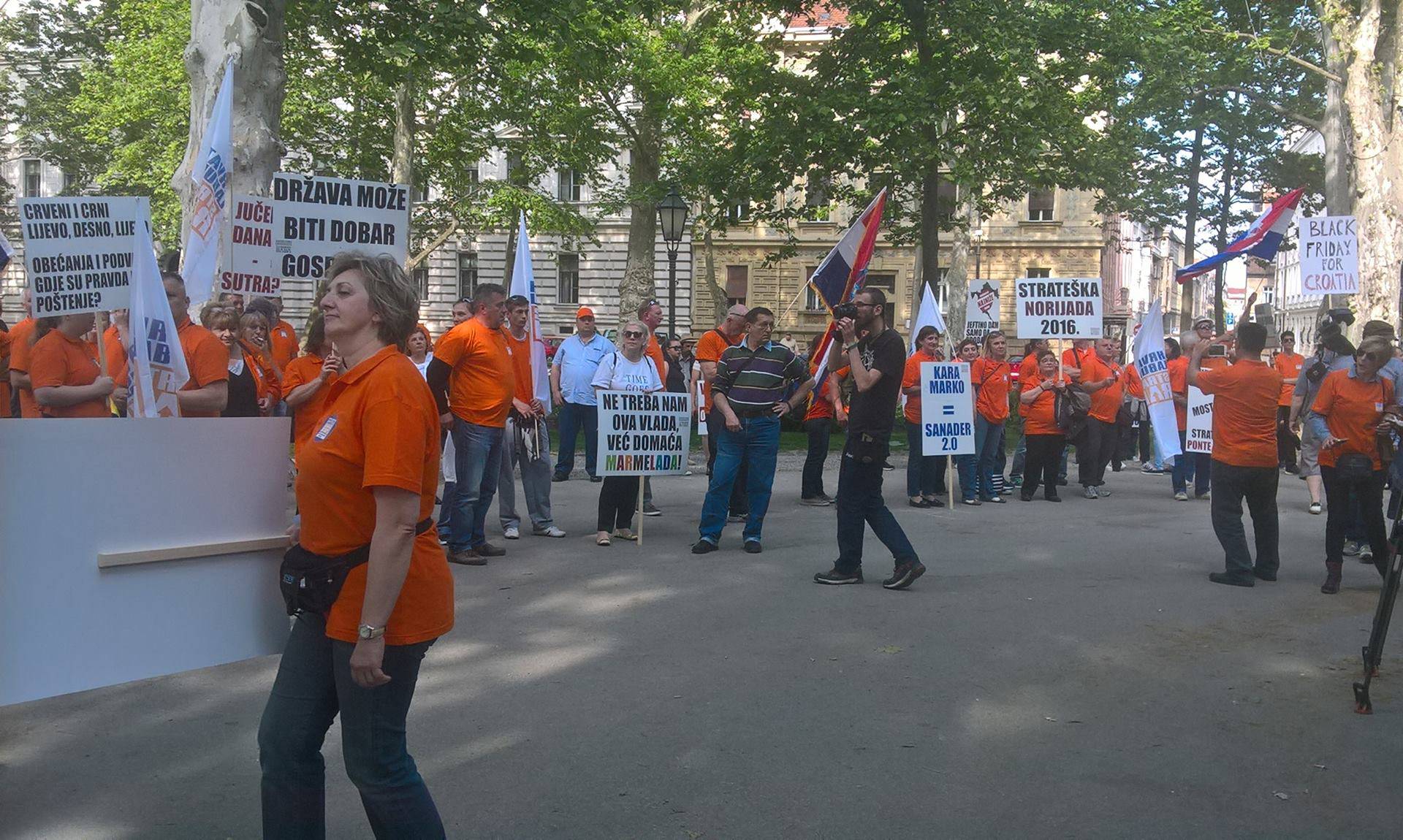 Laburisti prosvjedovali zbog privatizacije državnih tvrtki