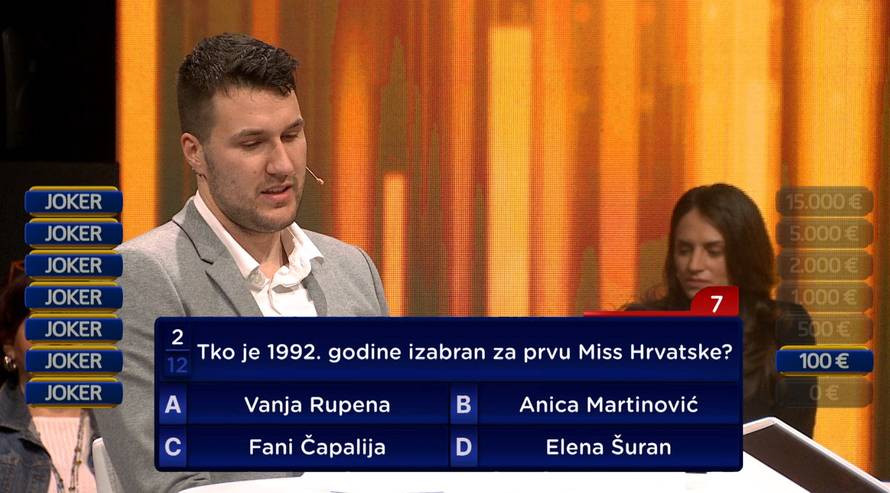 Jan odustao na zadnjem pitanju i kući otišao s 5000 eura: 'Ne bih se kockao i odustat ću...'
