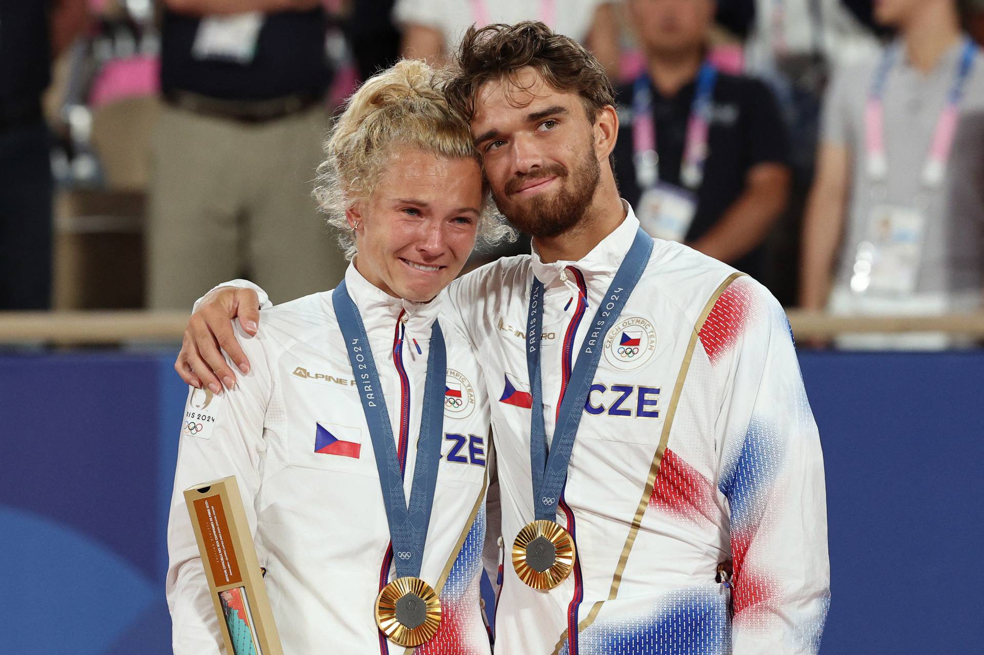 Tennis - Mixed Doubles Victory Ceremony