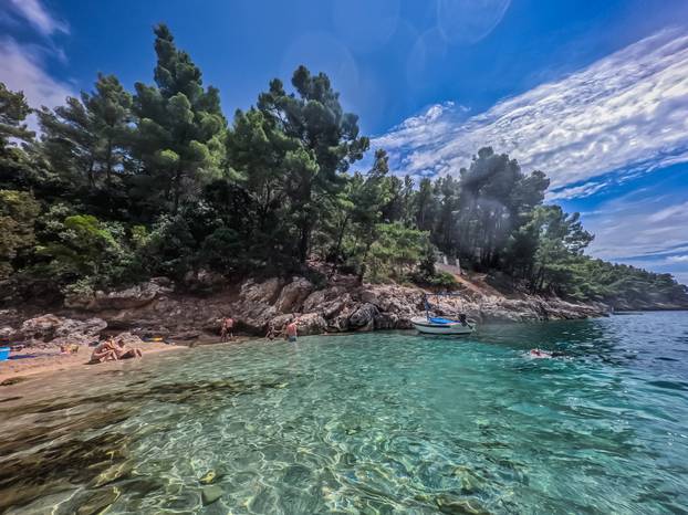 Uvala Pupnatska Luka na otoku Korčuli