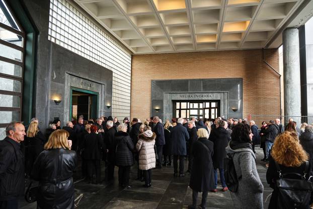 Zagreb: Sprovod glazbenika Ćire Gašparca