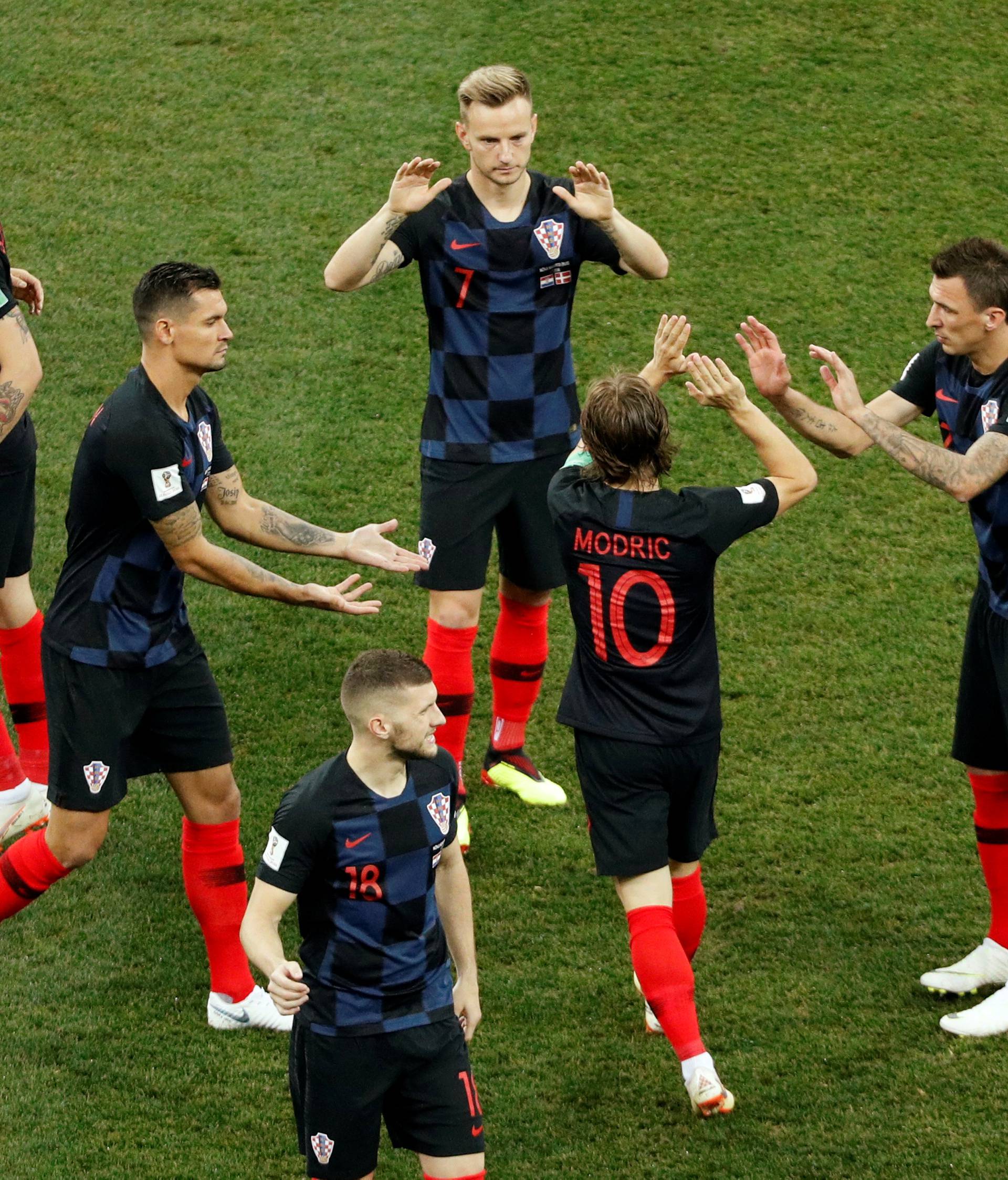 World Cup - Round of 16 - Croatia vs Denmark