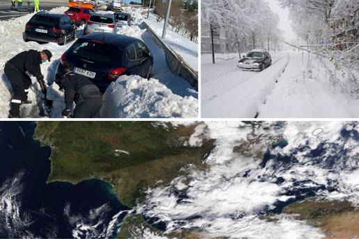 Oluja Filomena zaledila Madrid, sad će i Hrvatsku zahvatiti dio ledenog vala, bit će i minus 15