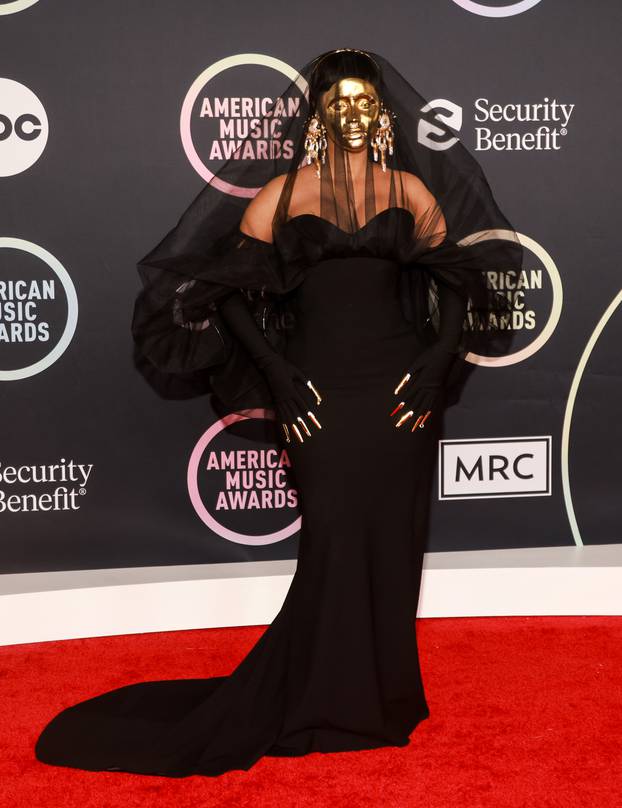 2021 American Music Awards Arrivals at the Microsoft Theater in Los Angeles