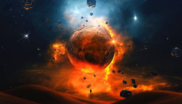 FOTO Što bi se dogodilo da Zemlju pogodi veliki asteroid?  Nebo se pretvara u bijeli pakao